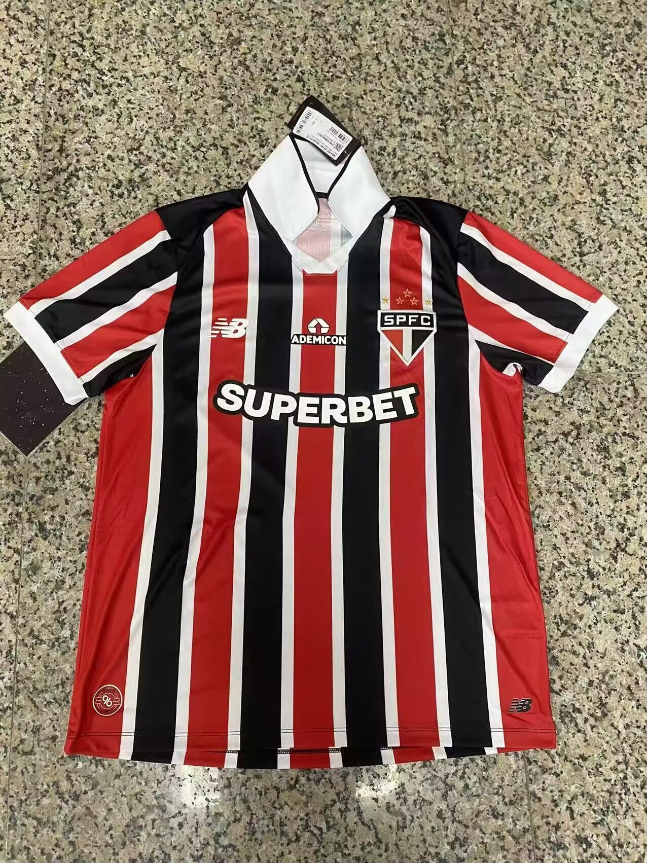 AAA Quality Sao Paulo 26/27 Away Black/Red Soccer Jersey